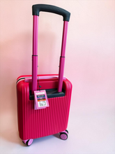 Lade das Bild in den Galerie-Viewer, HH Emotion GmbH Kinder-Handgepäckkoffer in Pink mit ausziehbarem Teleskopgriff und Hartschale für Flugreisen
